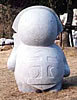 金太郎の石像の写真